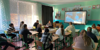 Активисты Костогрызовской школы посмотрели третью серию фильма «Неновые регионы: дорога домой» - Херсонское агентство новостей