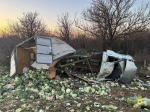 В Геническом округе на трассе «Ростов-на-Дону – Симферополь» перевернулся ГАЗ-3302