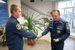 В Главном управлении МЧС России по Херсонской области состоялось вручение очередных званий