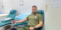 Офицеры следственного управления Следственного комитета Российской Федерации по Херсонской области приняли участие в сдаче донорской крови - Следственный комитет