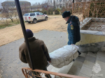 Херсонские спасатели передали мешки для спасения Черного моря