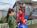 Офицеры СК поздравили с Новым годом ветерана Великой Отечественной войны из Херсонской области