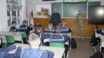 В одной из школ Херсонской области военнослужащими Росгвардии был проведен патриотический урок