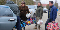 В пострадавшее от обстрелов село Бехтеры доставили гуманитарную помощь - Херсонское агентство новостей