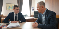 Владимир Сальдо провёл рабочую встречу с министром промышленности и торговли Херсонской области - Херсонка.ру