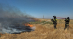 Пожарные Херсонщины ликвидировали два крупных возгорания сухой растительности
