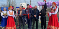 В Новоалексеевке торжественно открыли новую многофункциональную спортивную площадку - Херсонское агентство новостей
