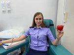 Офицеры Следственного комитета сдали кровь для участников СВО