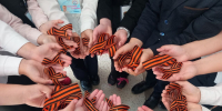Активисты Приморской школы провели акцию «Десант Победы» для младших школьников - Херсонское агентство новостей