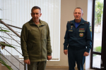 Медалями "За заслуги перед Херсонской областью" награждены сотрудники МЧС России