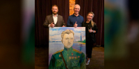 Художница из Петербурга передала в дар Херсонской области портрет летчика Покрышева - Херсонское агентство новостей