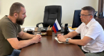 Первый заместитель губернатора встретился с участником «Героев Херсонщины»