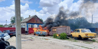В результате обстрелов ВСУ в селе Тополевка поврежден пожарный автомобиль - Херсонское агентство новостей
