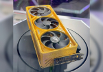 Игрушка для настоящих ПК-бояр. Asus показала золотую во всех смыслах видеокарту