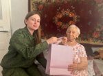 Офицеры следственного управления по Херсонской области поздравили труженицу тыла Великой Отечественной войны с юбилеем