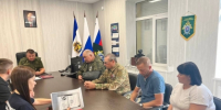 На личном приеме у руководителя следственного управления по Херсонской области побывали участники специальной военной операции - Следственный комитет