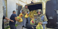 Симферопольская епархия передала жителям Каховки гуманитарный груз - Херсонское агентство новостей