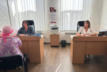 Министр труда и социальной защиты Херсонской области  Алла Бархатнова провела приём граждан, на котором обсуждались важные вопросы социальной поддержки