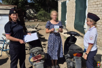 В Чаплинке мотолюбителям рассказали о правилах поведения на дороге