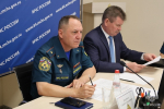 В Главном управлении МЧС России по Херсонской области состоялось внеплановое заседание КЧС и ОПБ