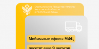 Мобильные офисы МФЦ посетят ещё девять округов Херсонской области - Представительство Херсонской области в Республике Крым