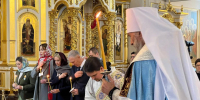 Владимир Сальдо посетил Кафедральный собор святого праведного воина Феодора Ушакова в Саранске - Представительство Херсонской области в Республике Крым