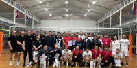 В Геническе прошел новогодний волейбольный турнир с участием военнослужащих СВО - Херсонское агентство новостей