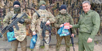 Офицеры СК России поздравили с наступающим праздником защитников, выполняющих задачи в зоне проведения специальной военной операции - Следственный комитет