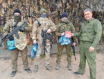 Офицеры СК России поздравили с наступающим праздником защитников, выполняющих задачи в зоне проведения специальной военной операции