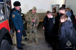 1-ю пожарно-спасательную часть посетили дети подшефного класса Росгвардии