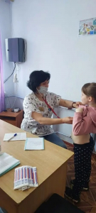 Врач-педиатр из Мордовии осмотрела почти 100 детей в Каланчакском округе