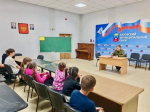 Офицер СК России провел профилактическую встречу с жителями Тавричанки