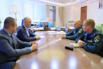 Владимир Сальдо обсудил с главой МЧС России безопасность жителей Херсонской области