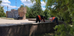 В Тавричанке провели традиционную акцию «Чистый памятник»