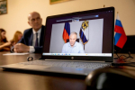Владимир Сальдо представил данные о преступлениях ВСУ на международном телемосте