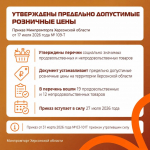 С 27 июля обновляются предельные цены на социально значимые товары