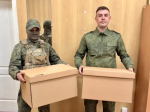 В Херсонской области офицеры СК России передали гуманитарную помощь российским военнослужащим